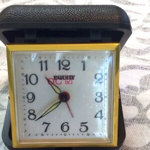 Equity alarm clock compact for travel. Nearly new.